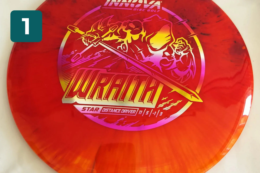 Red disc dyed with the shaving foam method