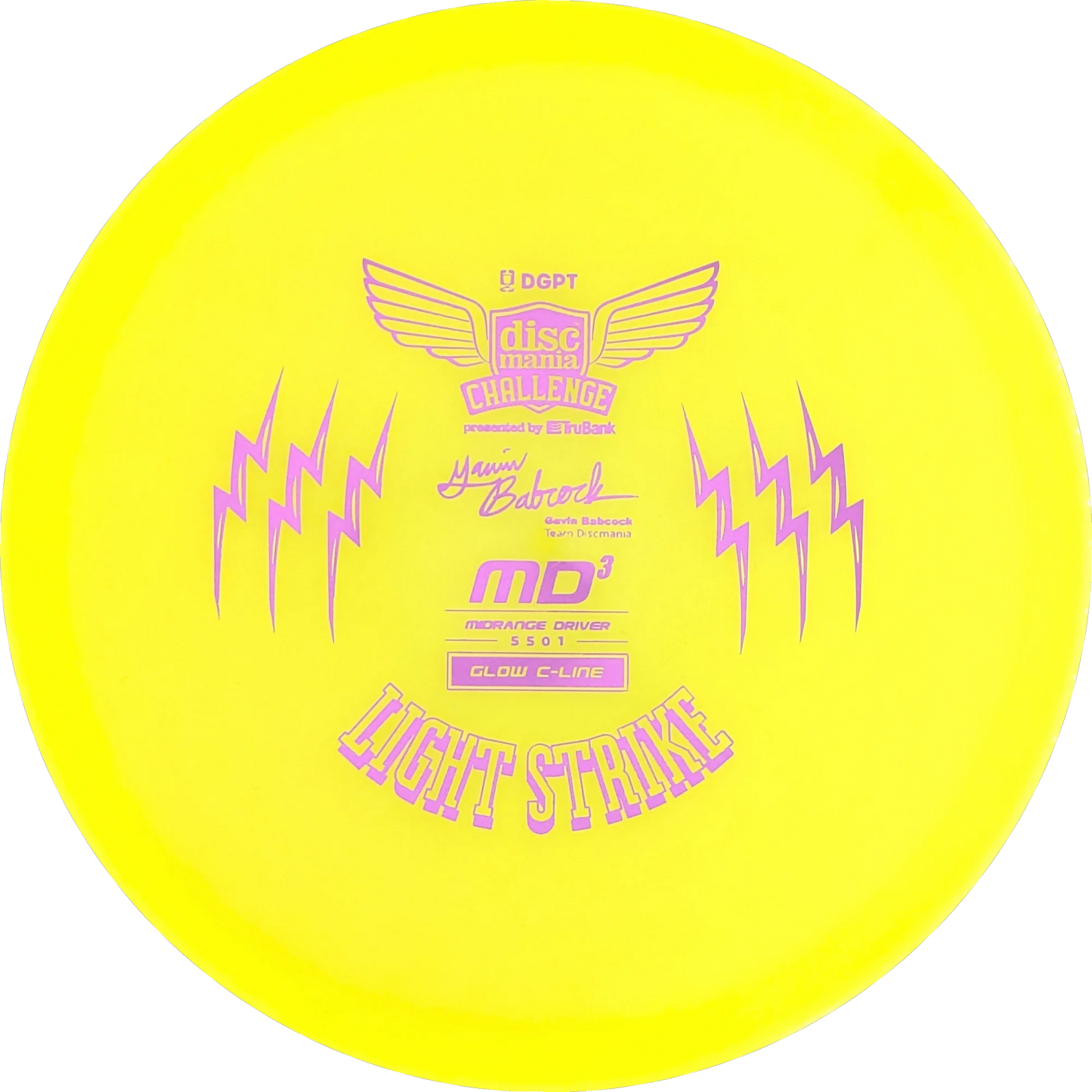 C-line Glow 2026 Discmania Challenge MD3