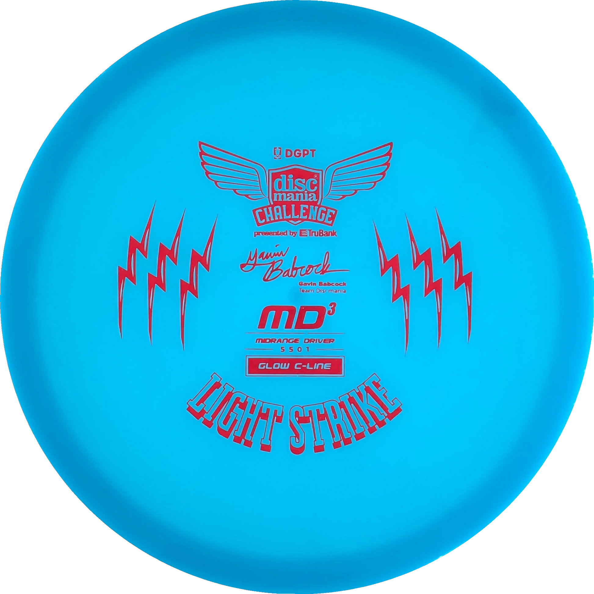 C-line Glow 2026 Discmania Challenge MD3