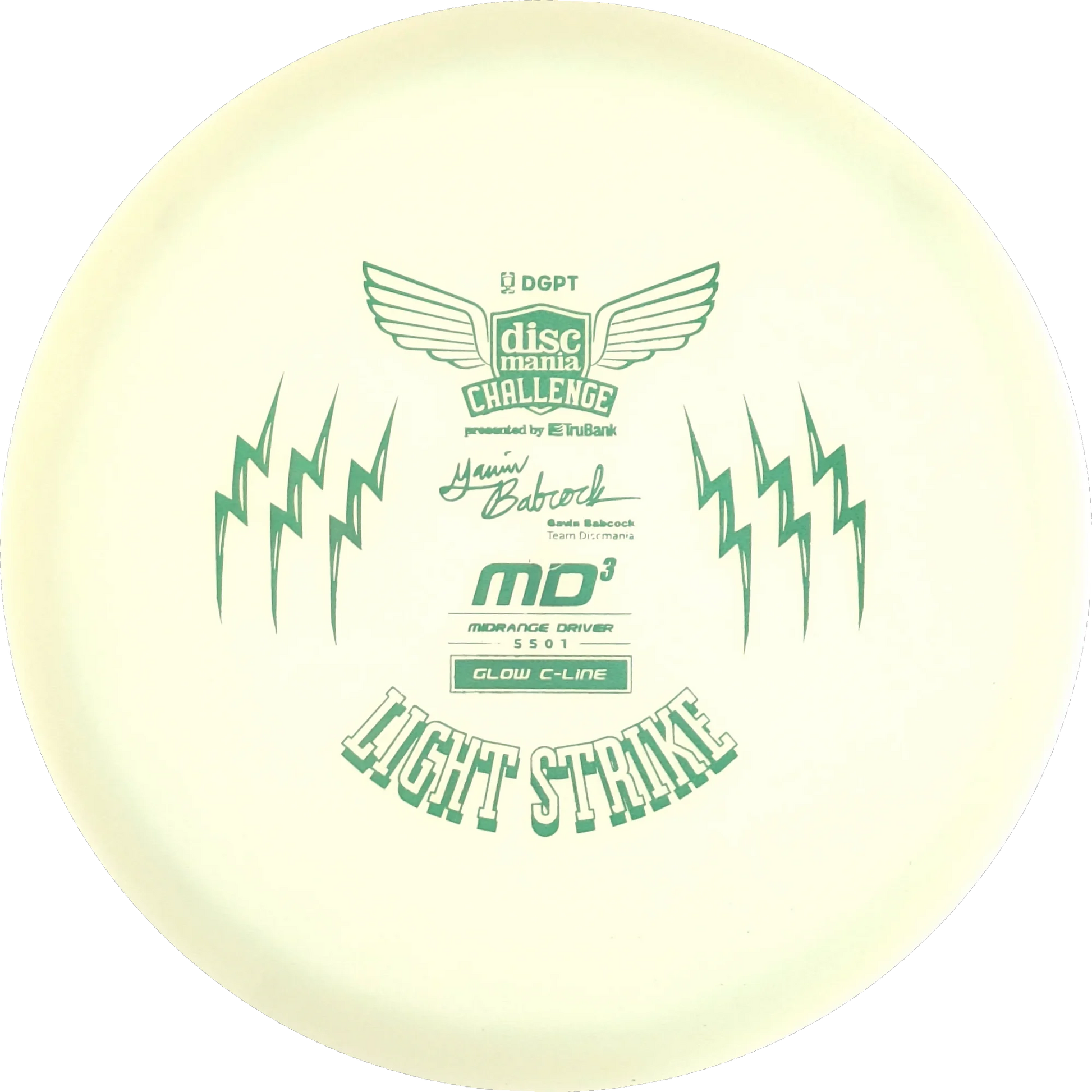 C-line Glow 2026 Discmania Challenge MD3