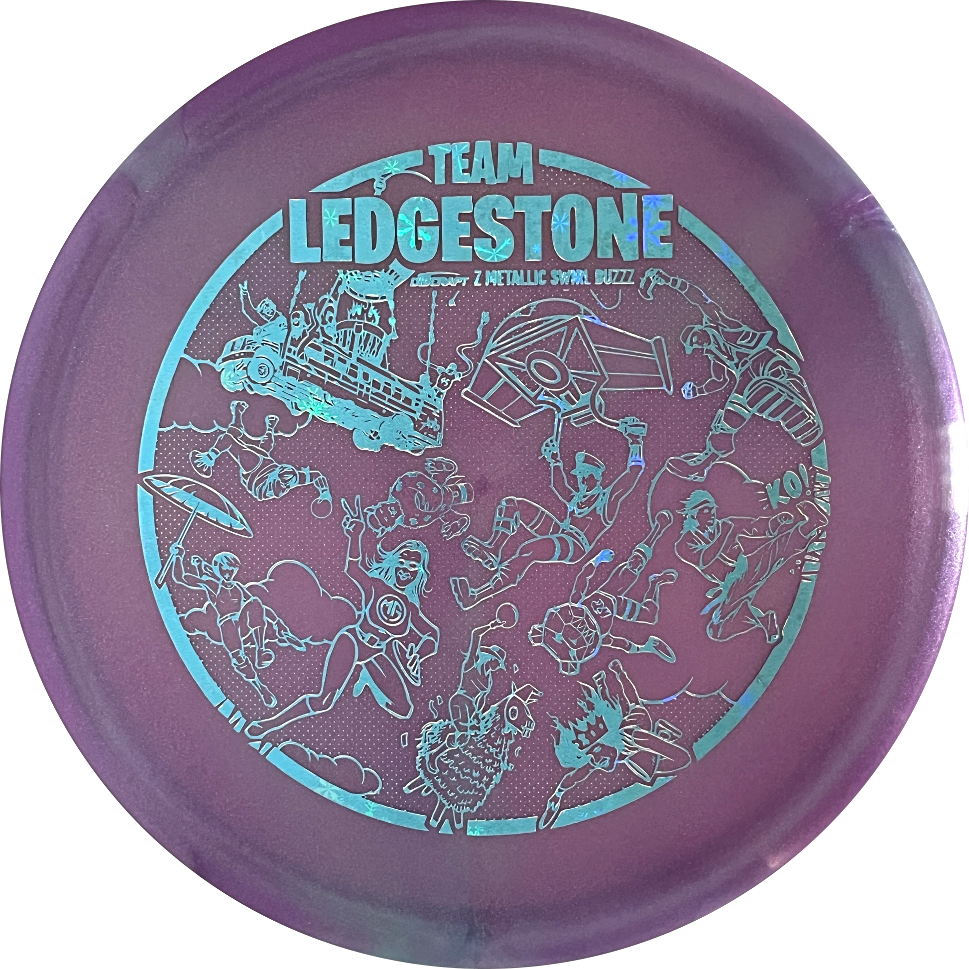 Fortnite Z Swirl Metallic 2023 Team Ledgestone Buzzz