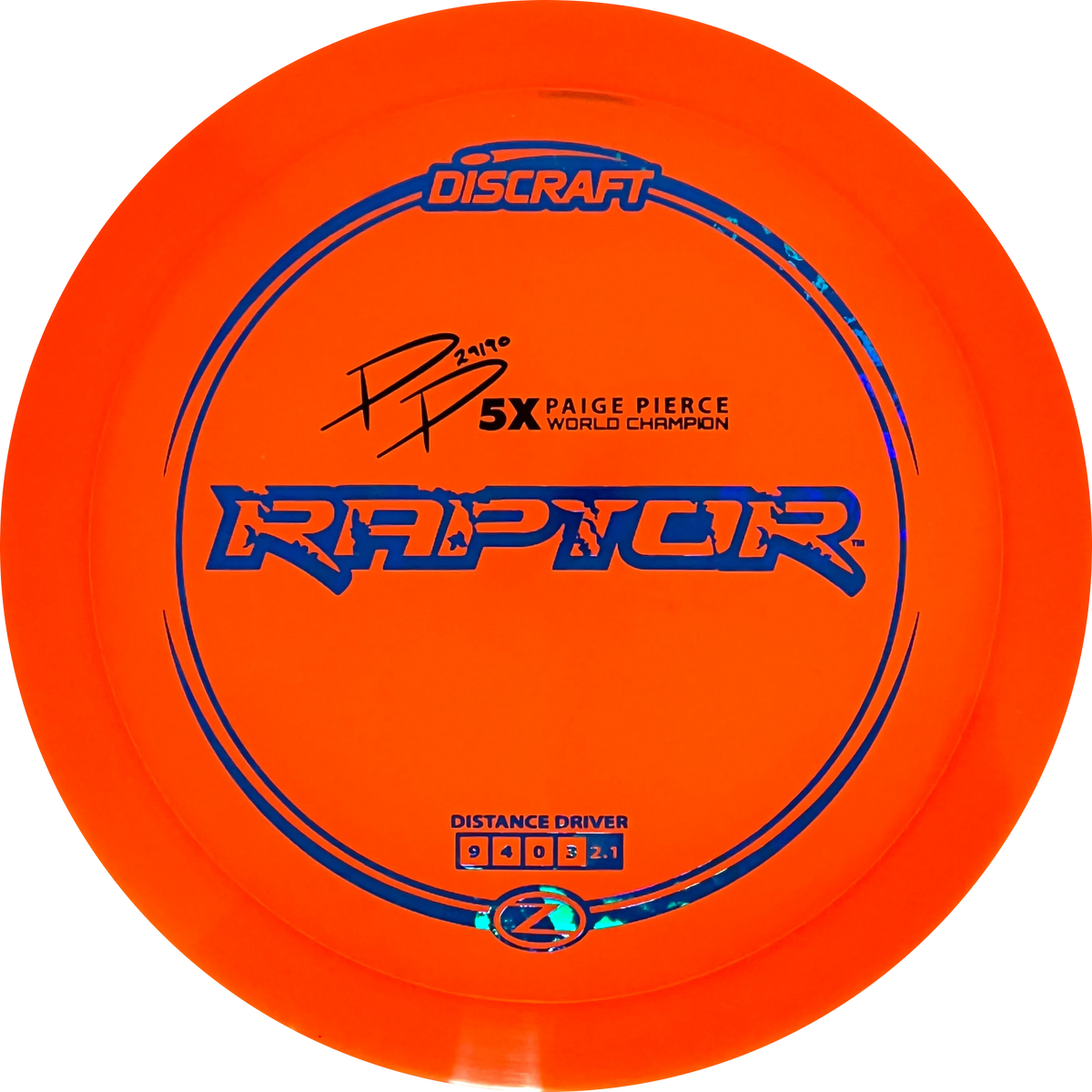 Z-line Paige Pierce Raptor