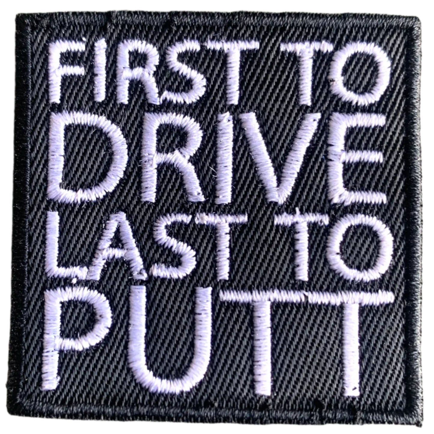 "First to Drive Last to Putt" Patch