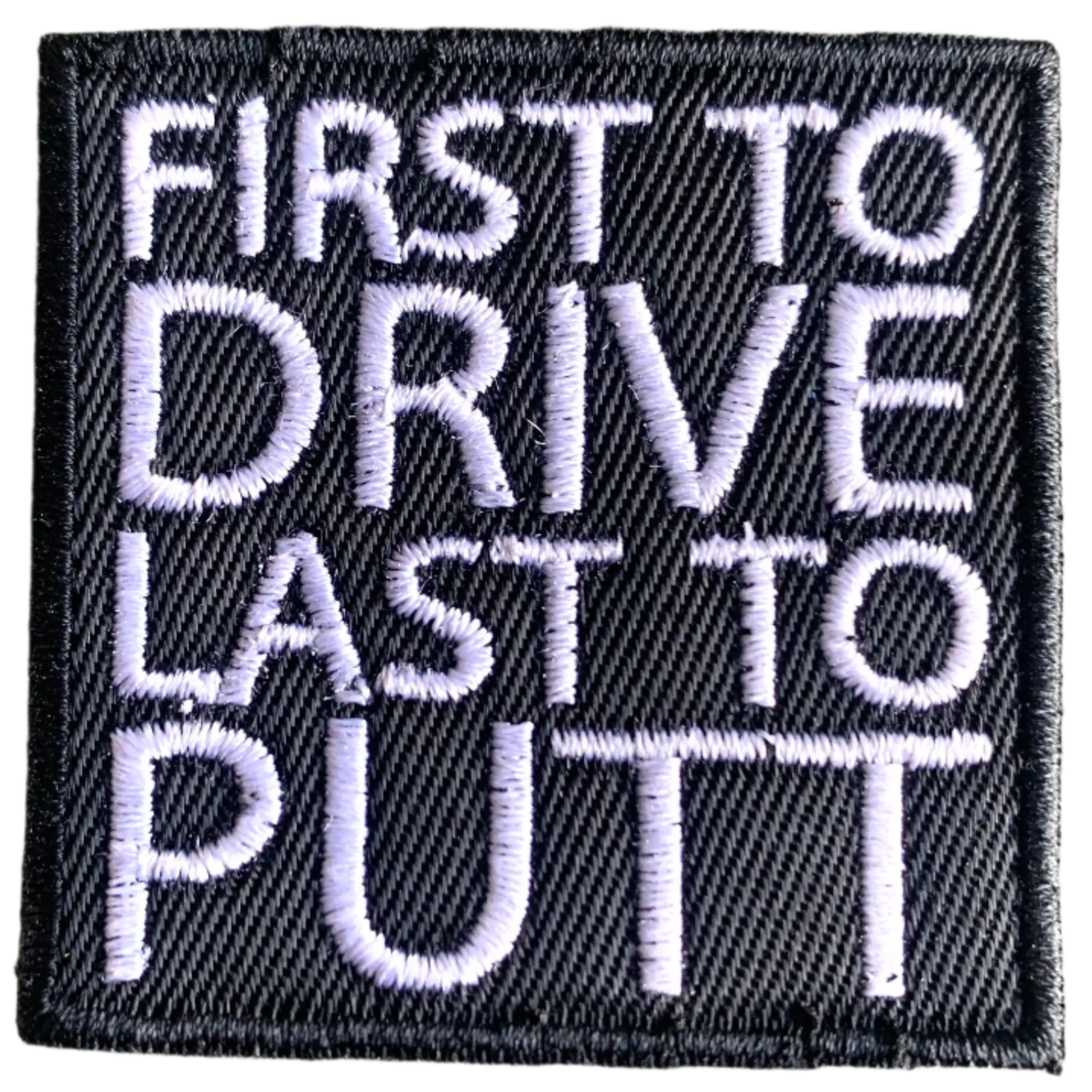 "First to Drive Last to Putt" Patch