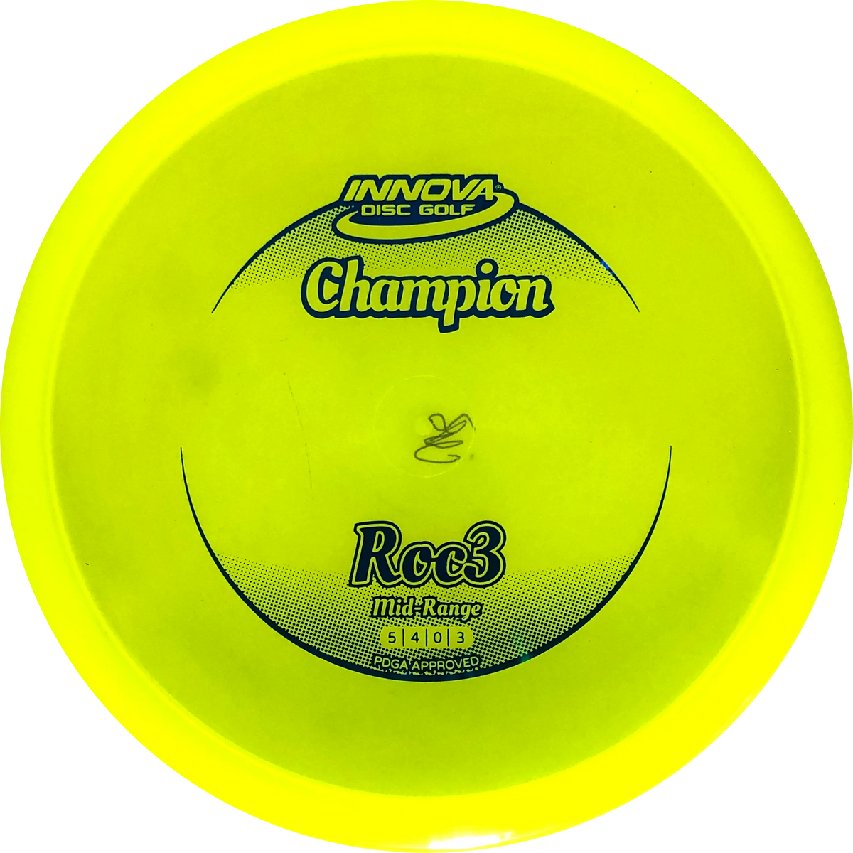 Yellow F3 Innova Roc Innova Champion Roc3 – Disc Tree