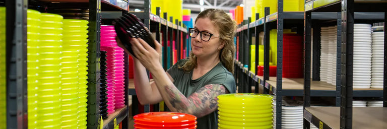 Disc golf butik med discs på lager