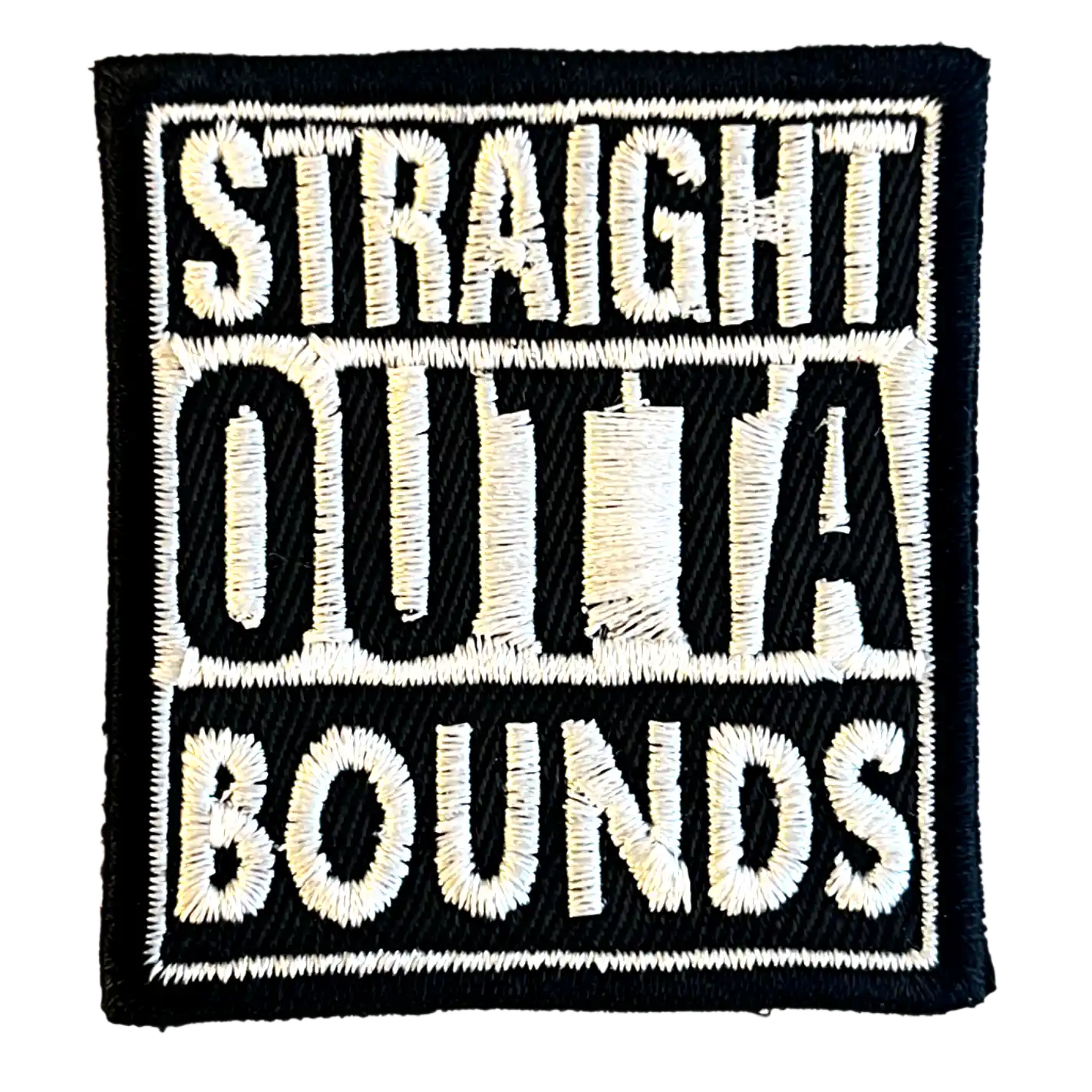 "Straight outta bounds" Patch